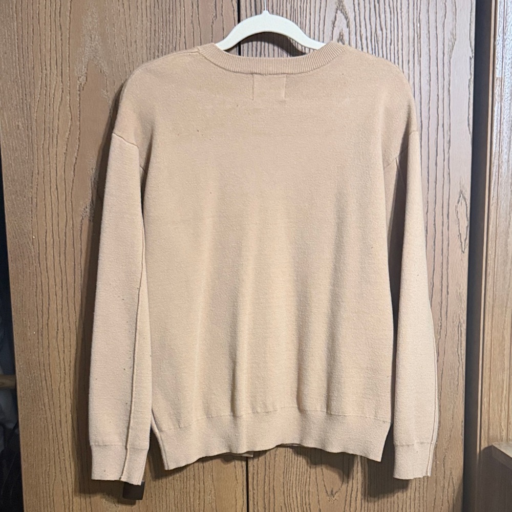 Camel Button-Up Cardigan - Picture 5 of 5